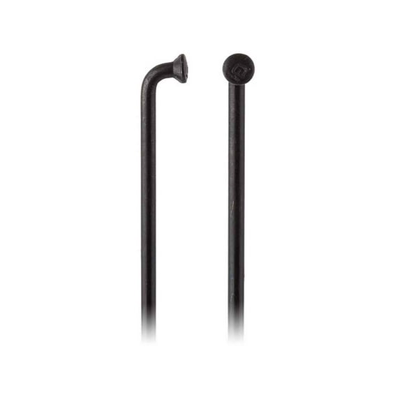 DT Swiss Champion Spoke 2.34mm 254mm J-bend Black Straight Gauge Individual