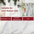 thumbnail image 7 of Winter Christmas Valances for Windows, 42 x 18in, Truck Snowflake Christmas Trees Cardinal Rod Pocket Kitchen Valance Curtain Light Filtering Window Treatments for Living Room Bedroom, 1 Panel, 7 of 7