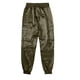 thumbnail image 3 of Pantalones de Yoga Gibobby Pantalones casuales con bolsillo en la Cintura elástica de satén para mujer Verde S, 3 of 4