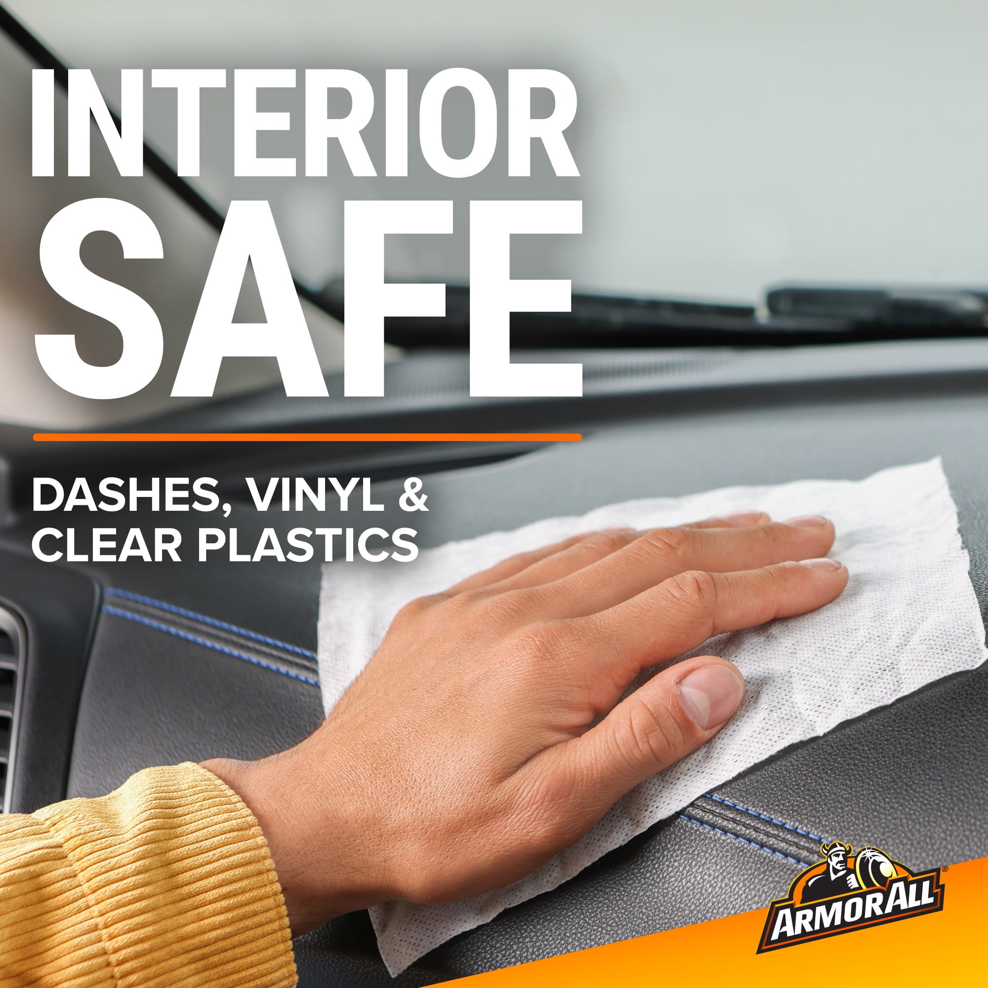 Armor All Interior Car Cleaning Wipes, 30 Count