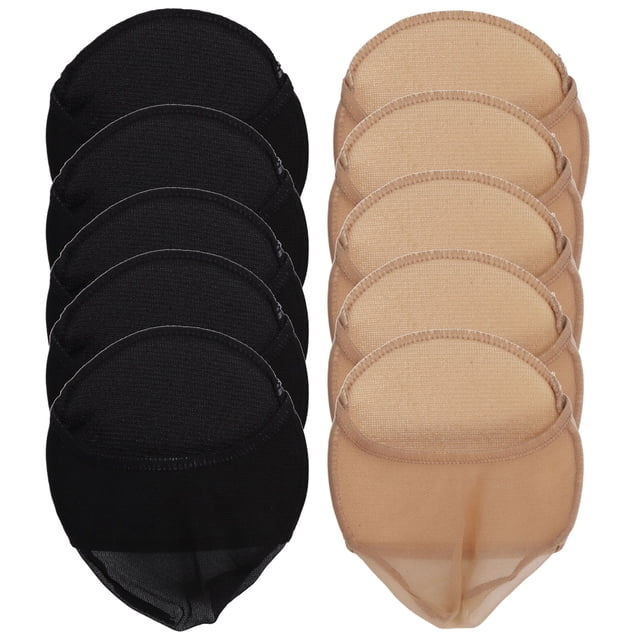Forefoot Socks, Prevent Slip Elastic 10 Pairs Toe Cover Half Socks Breathable Fatigue Relief For Women Heels For Running
