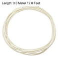 thumbnail image 2 of Uxcell High TEMP Fiberglass Sleeve Insulation Cable Protectors 9.8Ft 2.5mm White, 2 of 5