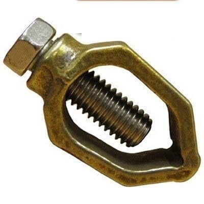 VoltVeera UL Listed, Heavy Duty Ground Rod Clamp Direct Burial Size 1/2" (5 Pack)