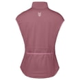 thumbnail image 2 of Women Full Zip Stand Collar Windproof Athletic Vest Sleeveless Running Golf Jacket with Storage Pocket Blush 2XL, 2 of 5