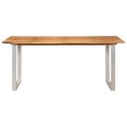 thumbnail image 2 of vidaXL Dining Table 180x90x76 cm Solid Acacia Wood, 2 of 5