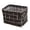 Black 1 Pack, variant on Collapsible Fabric Storage Cubes Organizer With Handles Children's Foldable Fabric Storage Cube Box, 20 cm×16 cm×14 cm, Yellow