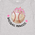 thumbnail image 4 of Inktastic Baseball Princess Tiara Girls Baby T-Shirt, 4 of 5