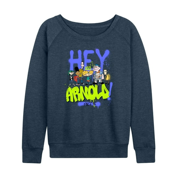 Hey Arnold! - Retro Arnold Since 96 - Women's Lightweight French Terry Long Sleeve Shirt