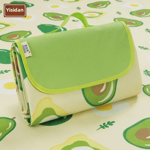 Estera de pícnic al aire libre, estera de pastizales ancha a la moda, tienda de campaña, estera antideslizante de gran capacidad, manta de Picnic plegable portátil