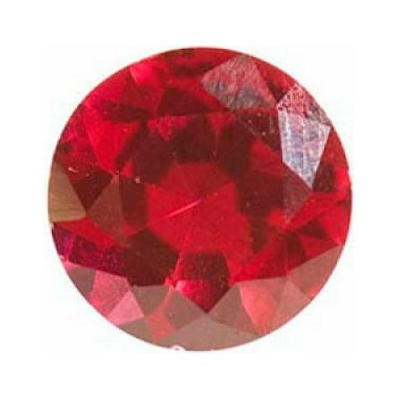 5mm Round Ruby Corundum - Pack of 5
