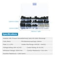 thumbnail image 2 of 480Pcs JST SM 2.54mm Pitch 2-Pin 3-Pin 4-Pin Connector Housing Assortment Kit Female and Male Dupont Connector Set for Jumper Wire Ribbon Cable PC Fan Header Robots Printer, 2 of 8