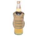 thumbnail image 3 of Botella de cerveza Molle Miniatura Chalecos Enfriador Bebida Bebida Cubierta (Caqui) Likrtyny Deportes al aire libre Salida diaria Juego de fiesta, 3 of 9
