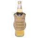 thumbnail image 3 of Botella de cerveza Molle Miniatura Chalecos Enfriador Bebida Bebida Cubierta (Caqui) Likrtyny Deportes al aire libre Salida diaria Juego de fiesta, 3 of 9