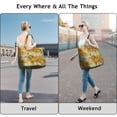 thumbnail image 4 of Sunflower Women's Large Weekend Travel Bag Moving Canvas Handbag Thick Double Layer Beach Weekend Travel Unisex Hospital Maternity Delivery with Toiletry Waterproof, 4 of 5