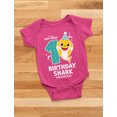thumbnail image 4 of Baby Shark Shirt Gift for Kids Toddler 1st 2nd 3rd 4th Birthday Girl Boy Outfit Wow pink 12M (6-12M), 4 of 6