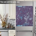 thumbnail image 6 of Front Dishwasher Magnet Sticker Cover Decorative Appliances Stickers Watercolour Cosmic Nebula Geometric Refrigerator Skins Dishwasher Panel Decals, 6 of 6