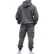 thumbnail image 4 of Yaoyar Men's 2 Pieces Tracksuit Set Hoodie Long Sleeve 1/4 Zip Sweatsuits Casual Outfit With Pocket Drawstring Waist Workwear Long Pants Sets, 4 of 9