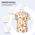 thumbnail image 5 of Rocae Cartoon Squirrel for Breathable Men's Baseball T-Shirt Fashionable Casual Baseball Jersey, Moisture-wicking Sportswear XX-Large, 5 of 9