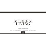 Modern Living Solid Color 300 Thread Count Queen Shadow Sheet Set