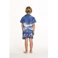 thumbnail image 4 of Hawaii Hangover Boy Aloha Luau Shirt Cabana Set in DiamoneHead Palms Beach in Navy, 4 of 5