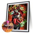 thumbnail image 2 of 5D DIY diamante pintura completo redondo taladro calavera chica pared decoración diamantes de imitación artesanías FLhrweasw Nuevo, 2 of 9