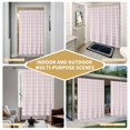thumbnail image 5 of Pink Checkered Shower Curtain - Water Repellent Fabric Shower Curtains Washable, Farmhouse Stripes Modern Art Decorative Polyester Cloth Bathroom Curtains Modern Bath Decor 36"x72", 5 of 8