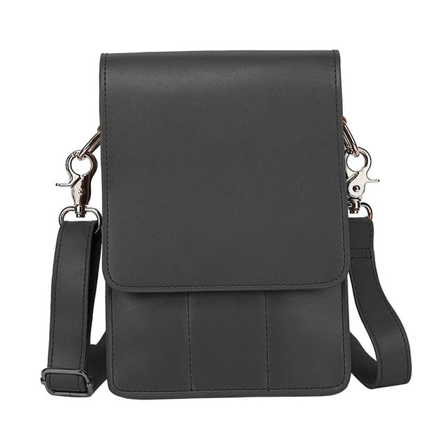 HILABEE Hairdressing Pouch Waist Bag Belt Scissors Shears Holder Black