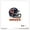 Unframed Version, variant on Gallery Pops NFL Chicago Bears - Drip Helmet Wall Art, Black Framed Version, 12" x 12"