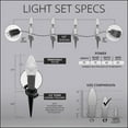 thumbnail image 4 of Wintergreen Lighting C7 Red, White & Blue OptiCore LED Pathway Light Kit, 75 Lights, 12" Spacing, Black Wire, Black Stake, 75 ft, 4 of 8