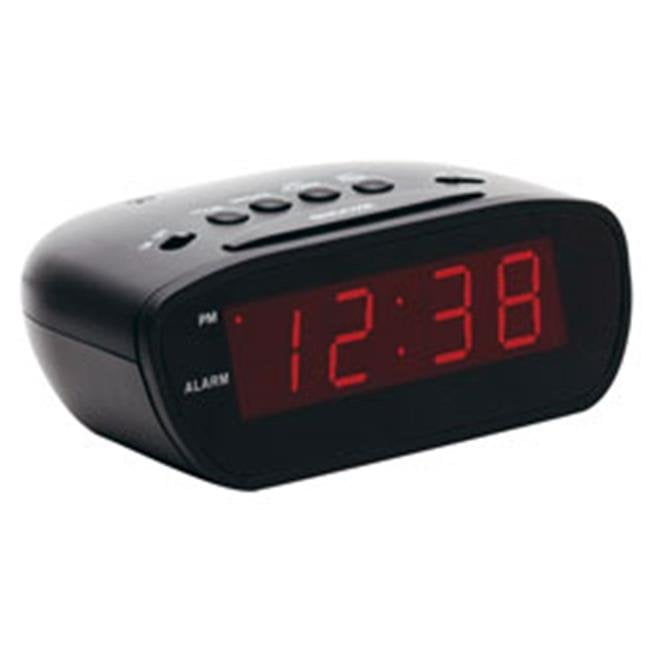 12-Volt Super-Loud 60-90 Decibel LED Alarm Clock with Snooze Button