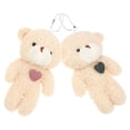 thumbnail image 5 of 2 llaveros de oso de peluche con colgante, llavero de animales de peluche, colgante para bolso., 5 of 5