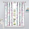 thumbnail image 3 of Kids Dinosaur Curtains for Boys Girls Bedroom Decor Cartoon Dino Colorful Cute Funny Animal Wildlife Printed Blackout Rod Pocket Window Drapes for Baby Nursery Playroom W42xL84in 2 Panels, 3 of 7