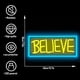 thumbnail image 5 of Letrero de neón Ted Believe Lasso para dormitorio, LED regulable, 5 of 7