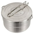 thumbnail image 1 of HLONK Pot de Camping Portable en Acier Inoxydable Compact Pliable pour Extérieur avec Poignée Antidérapante, 1 of 7
