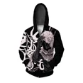 thumbnail image 2 of Ropa de otoño para hombre, sudaderas con capucha informales y cómodas con cremallera, ropa Y2k, sudadera con capucha con estampado de personajes y diseño súper genial, 2 of 5