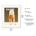 thumbnail image 2 of Dancer Puts On Her Red Mary Janes - Bally Shoes - Vintage Advertising Poster by Pierre Fix-Masseau - Fine Art Rolled Canvas Print 11in x 14in, 2 of 4