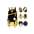 thumbnail image 2 of Mochila Kawaii Estilo Coreano Juvenil Moda Con Puerto Usb AMARILLO NEGRO, 2 of 4