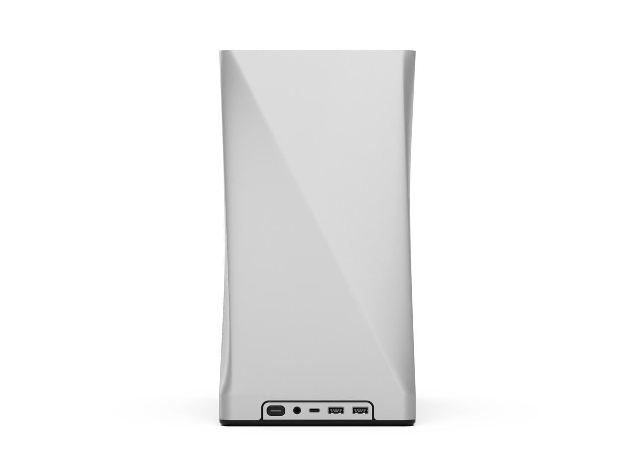 Fractal Design Era 2 Silver Anodized Aluminum/Steel Mini-ITX Compact Small Form Factor PC Case