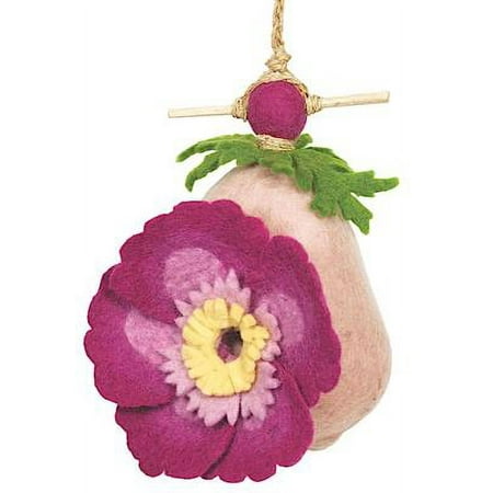 PEONY Wild Woolies Handmade Felt Birdhouse