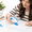 Blue, variant on Blue 1 Inch Round Coding Labels with Dispenser, 300 Count for Office Classroom and Small Business