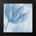 thumbnail image 2 of Lee, Judson 12x12 Black Modern Framed Museum Art Print Titled - Gentle Blue Flower, 2 of 5