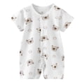 thumbnail image 1 of Akiihool Baby Boy Bodysuits Soft Cotton Cute Infant Outfit Gift for Baby Shower or First Mother's Day (Khaki,12-18 Months), 1 of 4