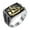 Gold, variant on Men's Stainless Steel Vintage Punk Ocean Navigation Sailboat Lucky Signet Biker Ring Gothic Cool Travel Pirate Adventure Silver Size 13