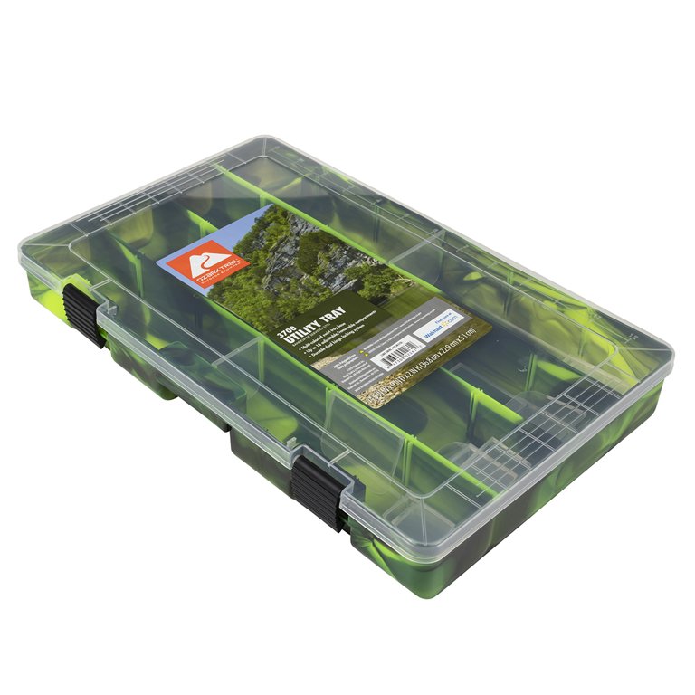 Ozark Trail Large Swirl Tray Fishing Tackle Box 3700 Blue, 47% OFF