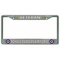 thumbnail image 1 of Veteran Royal Canadian Air Force Cadre de Plaque d'Immatriculation Chromée, 1 of 1