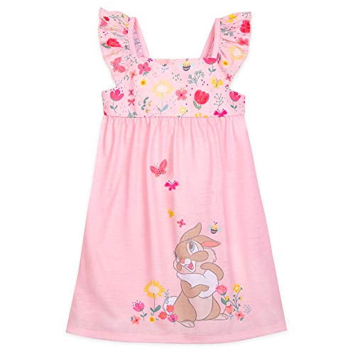 Disney Bambi Miss Bunny Pink Floral Nightgown, Size 3