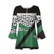 thumbnail image 4 of Fiudx Camisas de Mujer Camiseta Estampada a La Moda para Mujer, Blusa con Mangas 3/4, Camisetas Informales con Cuello En V, 4 of 5
