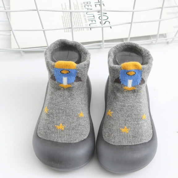 Baby Sock Shoes Walking Shoes Breathable Slippers Non- Cotton Baby Shoes Baby Boys Girls Sneakers for 0-6 Months