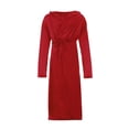 thumbnail image 2 of Bathrobes for Men, Resort Hotel Spa Terry Robe Plush Hooded Long Bathrobe, 2 of 5