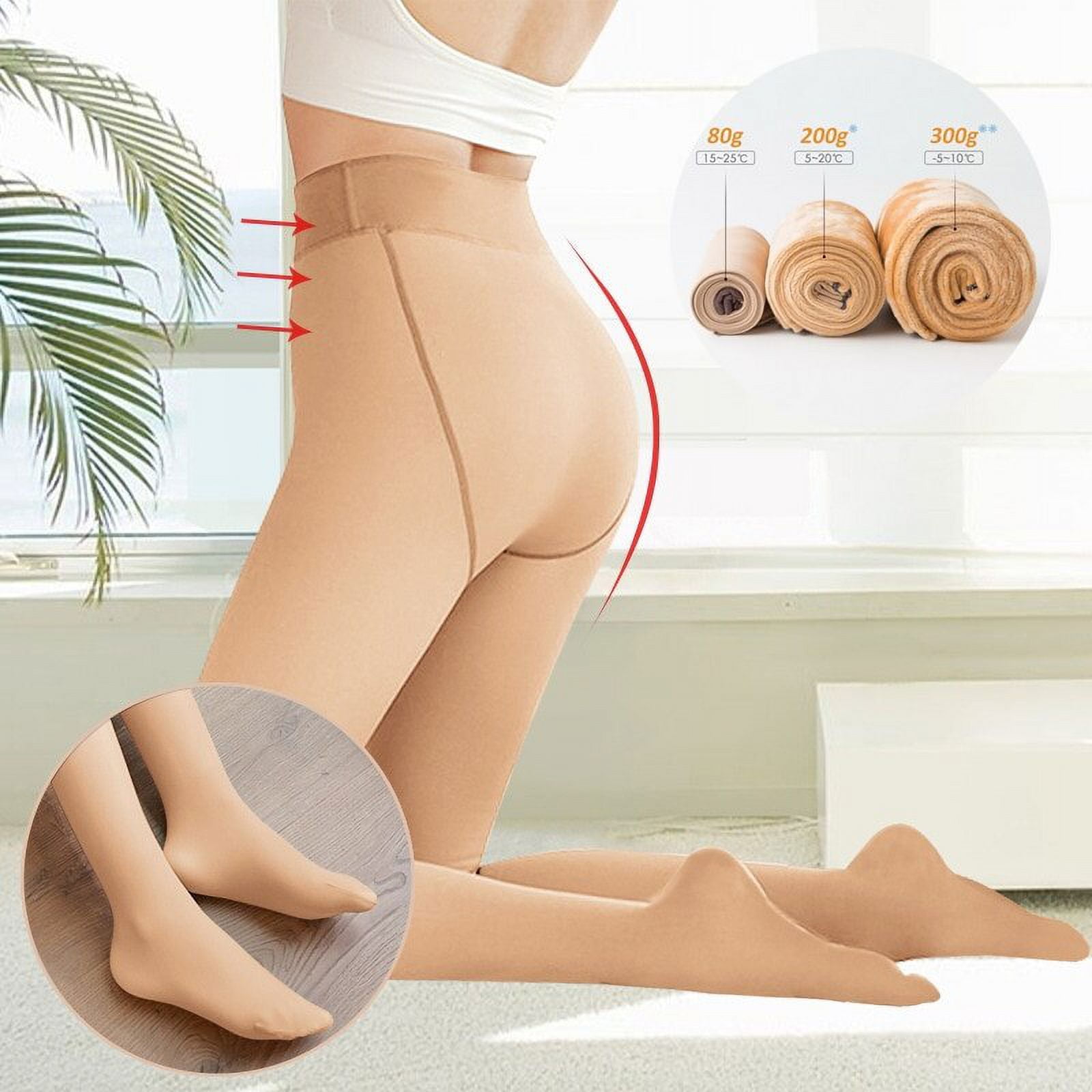 Tallas Grandes Mujer Leggins Térmicos Para Mujer Forro Polar